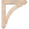Ekena Millwork Thorton Arts and Crafts Smooth Bracket w/ Offset Brace, Douglas Fir, 7 1/2"W x 36"D x 40"H BKT0806X36X40THR03SDF - alternate 4